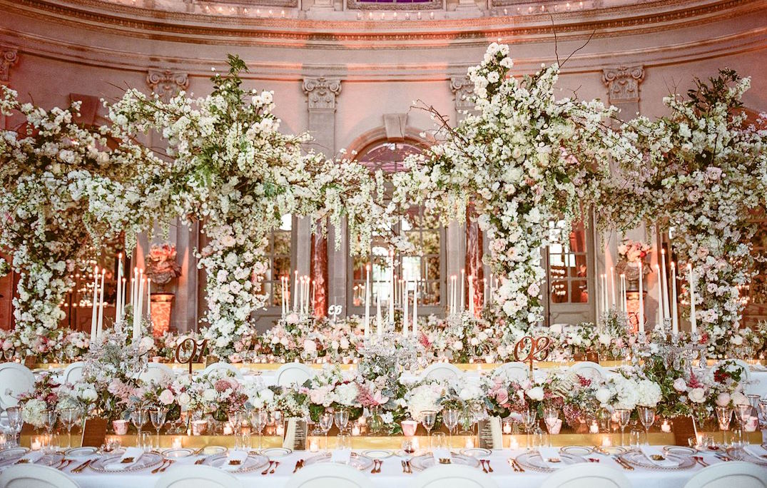 luxurious wedding decor